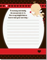 Cupid Baby Valentine's Day - Baby Shower Notes of Advice