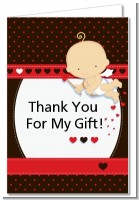 Cupid Baby Valentine's Day - Baby Shower Thank You Cards