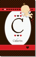 Cupid Baby Valentine's Day - Personalized Baby Shower Nursery Wall Art