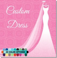 Custom Wedding Dress Bridal Theme