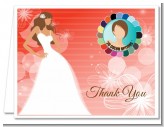 Custom Bride - Bridal Shower Thank You Cards