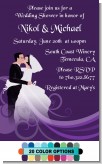 Custom Wedding Couple - Bridal Shower Invitations