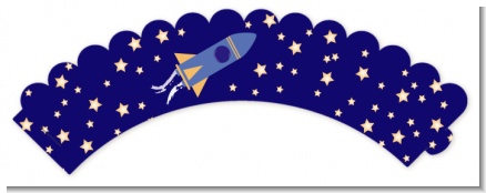 Space Shuttle - Birthday Party Cupcake Wrappers
