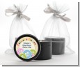 Cute as a Button - Baby Shower Black Candle Tin Favors thumbnail