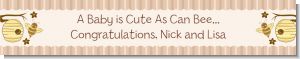 Cute As Can Bee - Personalized Baby Shower Banners