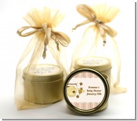 Cute As Can Bee - Baby Shower Gold Tin Candle Favors