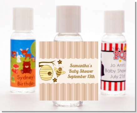 Cute As Can Bee - Personalized Baby Shower Hand Sanitizers Favors