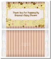 Cute As Can Bee - Personalized Popcorn Wrapper Baby Shower Favors