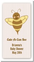 Cute As Can Bee - Custom Rectangle Baby Shower Sticker/Labels