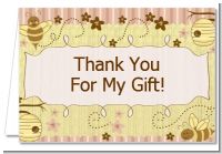Cute As Can Bee - Baby Shower Thank You Cards