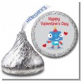 Cutie Q TT Love Robot - Hershey Kiss Valentines Day Sticker Labels thumbnail