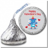 Cutie Q TT Love Robot - Hershey Kiss Valentines Day Sticker Labels