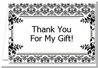 Damask - Birthday Party Thank You Cards