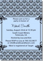 Damask - Baby Shower Invitations