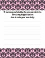 Damask Pink & Black - Baby Shower Notes of Advice thumbnail