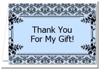 Damask - Baby Shower Thank You Cards