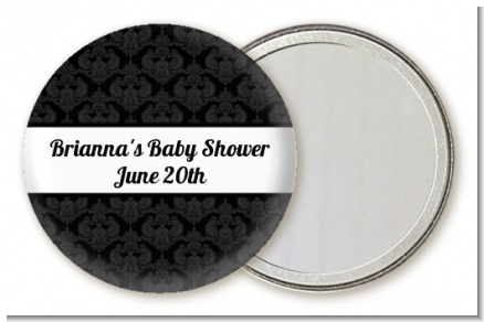 Damask - Personalized Baby Shower Pocket Mirror Favors