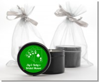 Deck of Cards - Bridal Shower Black Candle Tin Favors