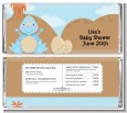 Dinosaur Baby Boy - Personalized Baby Shower Candy Bar Wrappers thumbnail