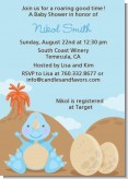 Dinosaur Baby Boy - Baby Shower Invitations