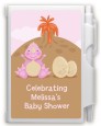 Dinosaur Baby Girl - Baby Shower Personalized Notebook Favor thumbnail