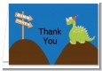Dinosaur - Birthday Party Thank You Cards thumbnail