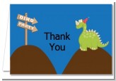 Dinosaur - Birthday Party Thank You Cards