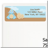 Dinosaur Baby Boy - Baby Shower Return Address Labels