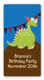 Dinosaur - Custom Rectangle Birthday Party Sticker/Labels