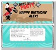 Dirt Bike - Personalized Birthday Party Candy Bar Wrappers thumbnail