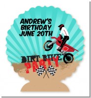 Dirt Bike - Personalized Birthday Party Centerpiece Stand