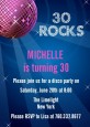 Disco Ball - Birthday Party Invitations thumbnail