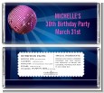 Disco Ball - Personalized Birthday Party Candy Bar Wrappers thumbnail