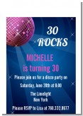 Disco Ball - Birthday Party Petite Invitations