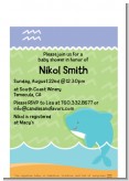 Dolphin | Aquarius Horoscope - Baby Shower Petite Invitations