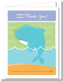 Dolphin | Aquarius Horoscope - Baby Shower Thank You Cards