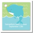 Dolphin | Aquarius Horoscope - Personalized Baby Shower Card Stock Favor Tags thumbnail