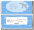 Dolphin - Personalized Birthday Party Candy Bar Wrappers thumbnail
