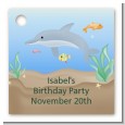 Dolphin - Personalized Birthday Party Card Stock Favor Tags thumbnail