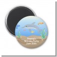 Dolphin - Personalized Birthday Party Magnet Favors thumbnail