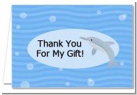 Dolphin - Birthday Party Thank You Cards