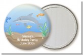 Dolphin - Personalized Birthday Party Pocket Mirror Favors