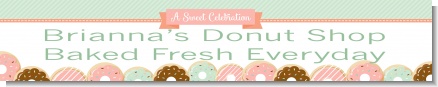 Donut Party - Personalized Birthday Party Banners