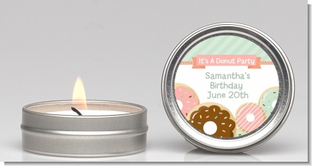 Donut Party - Birthday Party Candle Favors
