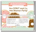 Donut Party - Personalized Birthday Party Candy Bar Wrappers thumbnail