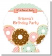 Donut Party - Personalized Birthday Party Centerpiece Stand thumbnail
