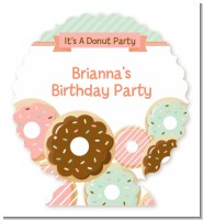 Donut Party - Personalized Birthday Party Centerpiece Stand