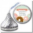 Donut Party - Hershey Kiss Birthday Party Sticker Labels thumbnail