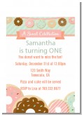 Donut Party - Birthday Party Petite Invitations