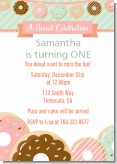 Donut Party - Birthday Party Invitations